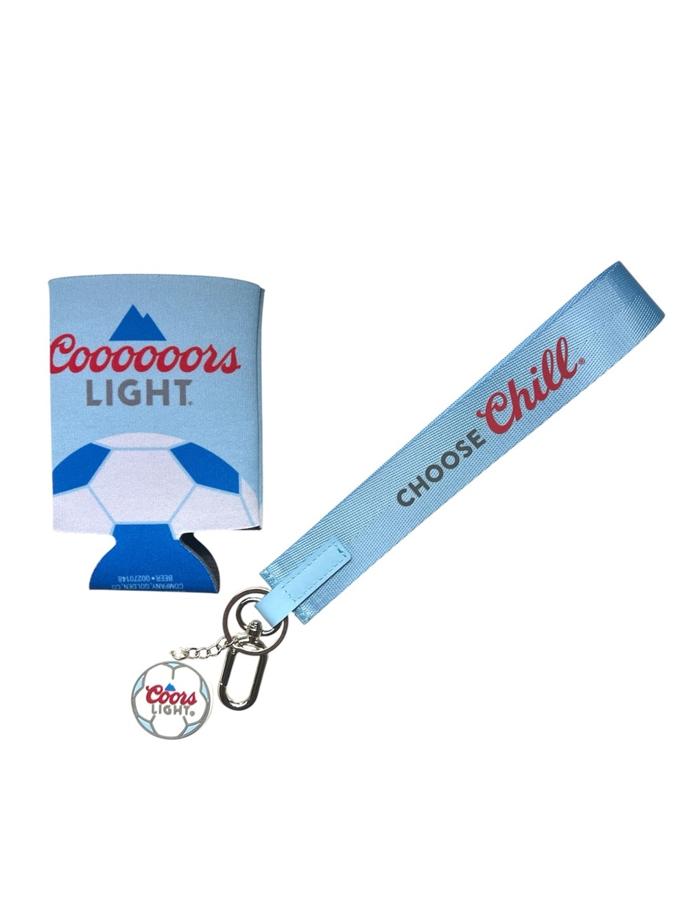 FIFA 2026 x Coors Light Official Merch Keychain Wristlet Lanyard w/ Clip NEW